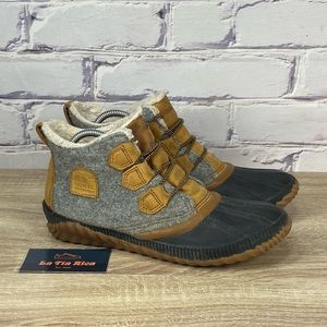 Sorel Out N About Plus Quarry Waterproof Duck Boots